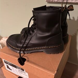 Dr. Martens Black Kids Boots